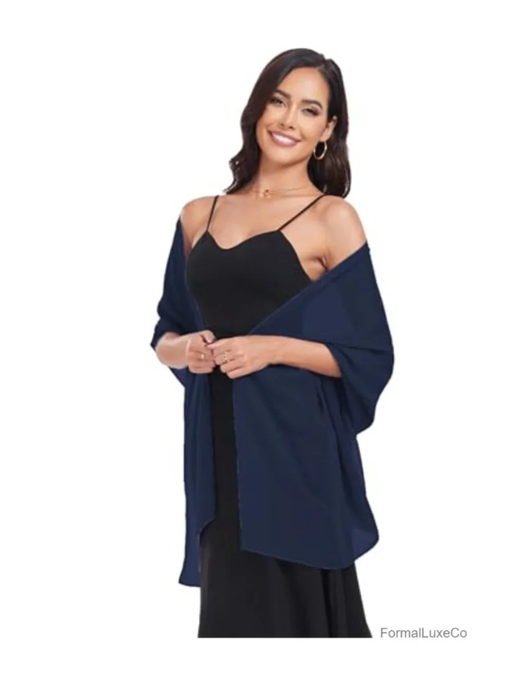 Chiffon Shawl Wrap Scarf for Women Evening Wedding